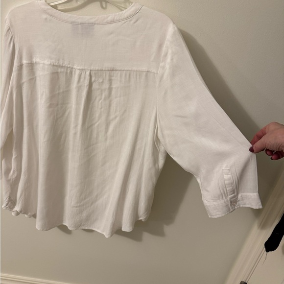Women’s Chico white bun down blouse size 2 - Picture 4 of 4
